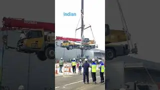 Sany Crane lifting Xcmg Crane Iheavy lifting Equipments #Crane #operator