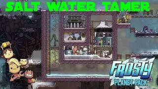 Salt water tamer and gas storage || Oxygen not Included Frosty Planet Pack