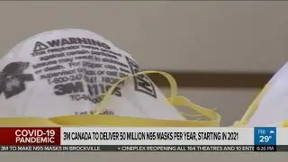 3M to produce N95 masks in Canada starting 2021