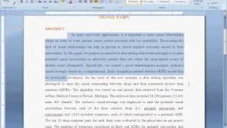 A METHOD FOR MINING INFREQUENT CAUSAL ASSOCIATIONS AND ITS APPLICATION IN FINDING ADVERSE