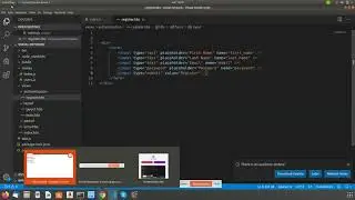 5. Creating a register and form submit
