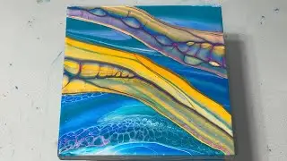 Bloom Transfer Swipe with Bright Colors 😃 Fluid Art