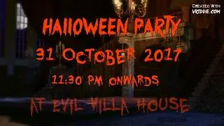 Happy Halloween Invite Video