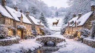 Britain&rsquo;s Most Beautiful Villages After Snowstorm Goretti | A Peaceful Foggy Walk [4k]