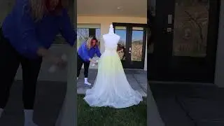 I made a Sunset Ombr&eacute; WEDDING DRESS