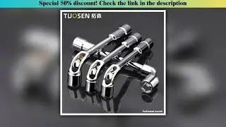 Review TUOSEN L Type Pipe Perforation Elbow Wrench Double Head Outer Hexagon Socket Sleeve Spanner R