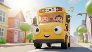 Школьный автобус поет утреннюю песню 🚌🎶 | мультфильм для детей и весёлые приключения