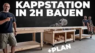 In nur 2h eine variable und einfache Kappstation bauen! in unserem Fall ist sie 13 Meter lang.