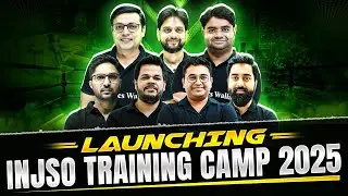 Launching INJSO 2025 Training Camp 🔥 || INJSO Complete Preparation 💪