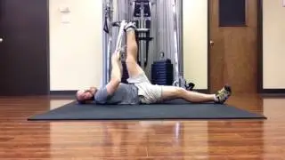 Dynamic Hamstring Stretch With Yoga Belt