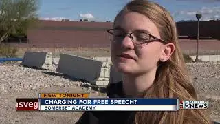 School gives students protest options: pay or make a poster