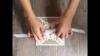 Laser Cut Wedding Invitation
