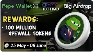 Crypto Airdrop 21 доллар за установку кошелька Pepe Wallet