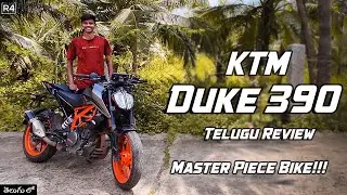 Ktm Duke 390 Review in Telugu - Power on this Master piece is INSANE! | Rides 4 U - Telugu