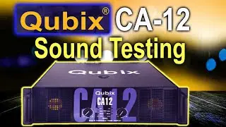 तगड़ा आवाज इस एंपलीफायर का | சத்தம் வெறித்தனம் | Qubix Amplifier CA 12 Sound Testing | 2 Bass 2 Top