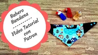 TUTORIAL BABERO/BANDANA CON PATRON