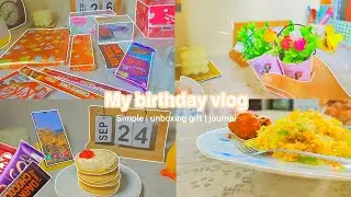 My simple birthday vlog🎂| turning 15 ‘ | journal, unboxing gift* 🎁 | Bangladesh🇧🇩