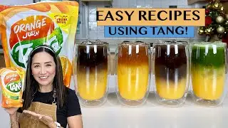 HOW TO MAKE SIMPLE & DELICIOUS DRINKS USING TANG ORANGE JUICE
