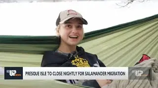Community prepares for salamander migration on Presque Isle