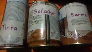 Que materiales se necesitan para entintar y barnizar - un mueble o cualquier trabajo de carpinter&iacute;a