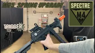 DEMO - SPECTRE M4 (TOY!) Gel Ball Blaster After M95 Spring Upgrade - Triggertoy.com