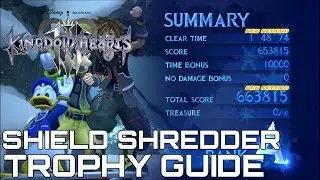 Kingdom Hearts 3 SHIELD SHREDDER TROPHY / ACHIEVEMENT GUIDE (600000 pts Frozen Slider)