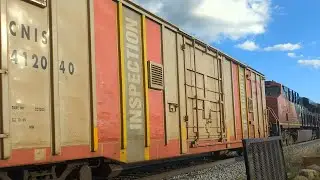 Railfanning 89 - GE ET44AC CN 3140 Leading, 08/26/25
