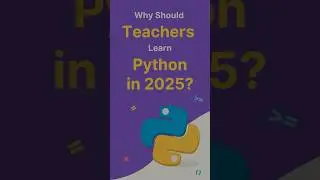 Why should teachers learn python in 2025? #programminglanguage #pythonforbeginner  pythonprogramming