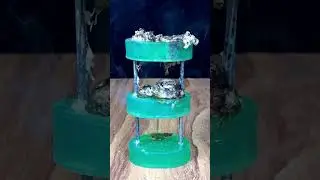 Hot Metal Balls vs Soap Tower 😱🌈 #satisfying #asmr #experiment #rhcb #fyp