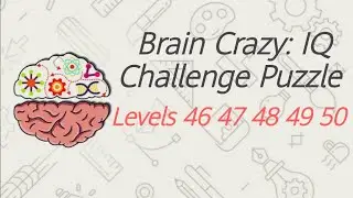 Brain Crazy: IQ Challenge Puzzle Levels 46 47 48 49 50 | Brain Crazy  | KnowledgePedia1