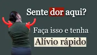 Acabei com as DORES nos OMBROS e CERVICAL com esses exercícios simples de yoga e massagem