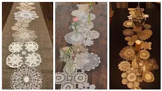 Una de las mejores corredores de mesa de crochet increíbles. #crohect #handmade #trending 