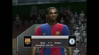 FIFA 07: Untaimned barcelona vs Chelsea 4-1