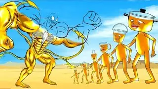 Rescue GOLD VENOM From Evolution Of MONSTER RADIATION _ Returning From The Dead SECRET - FUNNY