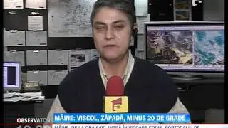 Cod portocaliu de viscol şi ninsori &icirc;n 14 judeţe şi Capitala