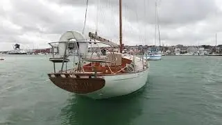 CLASSIC VINTAGE SAILING YACHTS SHANTIH OF COWES - PHILIP RHODES 40FT/12M BERMUDAN SLOOP 1946