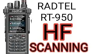 Radtel RT-950, режим HF поиска/сканирования