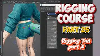 Rigging with Advanced Skeleton - Part 25 - Rigging the tail Part E