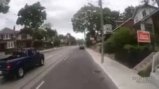 Gerrard St. East towards Little India district of Toronto