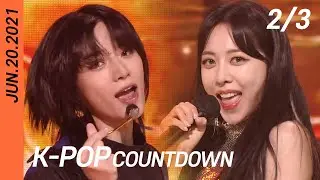 [FULL] SBS K-POP Countdown (2/3) | EP1098 (20210620) | TWICE, BamBam, YUGYEOM, TXT