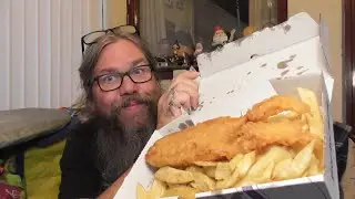 Fish and chips from Marinis in Rosyth