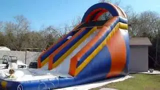 Huge water slide rentals   Dry slide