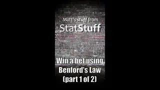 Win a Bet Using Benford's Law (1 of 2)