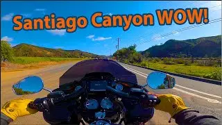 My thoughts on my new S&S 475 cam and Bassani pipes while riding through beautiful Santiago canyon