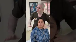 Cervical pain relief with neck adjustment by Dr. Sudarshan 's chiropractic care