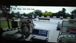 Horror accident in front of gate no.4 ( police dav school Jalandhar,punjab)