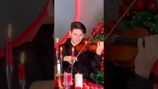 White Christmas 🎄 Violin Cover | Cozy Candlelight Christmas Atmosphere