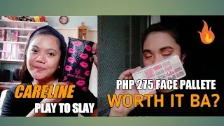 WOW . 275 PESOS ? CARELINE PLAY TO SLAY PALLETE TRY ON! | Marie Locson