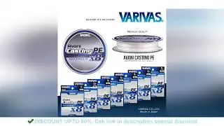 Varivas X8 Braid Fishing Line Super Strong 8 Strands Multifilament PE line 300M Made In Japan 20LB-1