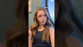 so excited 🤭 #tiktok #fypviral #explore #relatable #pretty #braces #transition #bracesoff #teeth